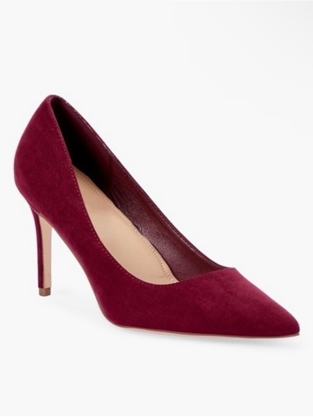 JustFab Women’s Khloy Classic Pump shoes in cordovan size 5.5